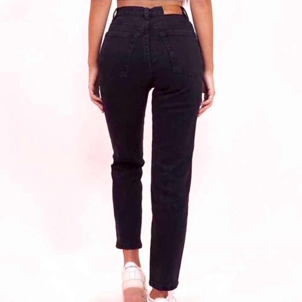 Cry Baby Black High-Rise Skinny Jeans 100% Cotton Size 24 Runs Small | Rigid Den